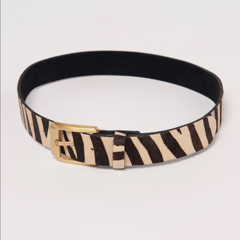 WILDLY WONDERFUL BELT (VANILLA ZEBRA)